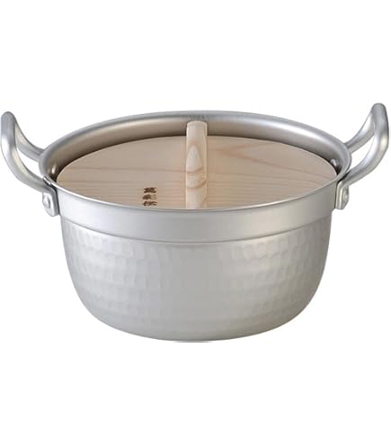 Amazon｜鍛金工房WESTSIDE33 京都の名工 寺地茂 作 アルミ段付鍋 鎚目